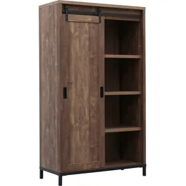 omg design Stanley Wohnzimmerschrank 120 x 170 x 45 cm Braun