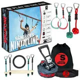Slackers Ninja Line Starter (Fitness-Garten-Parkour zum Spielen und Trainieren) - 1 Set