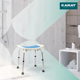 Karat Duschhocker Noah höhenverstellbar blau