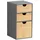KESPER Organizer 14 x 16 x 27 cm 1-tlg. Grau/Natur