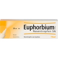 Euphorbium compositum Tropfen und Nasenspray von Heel – Natürliche Unterstützung bei Schnupfen und Nasennebenhöhlenproblemen | Für Erwachsene und Kinder | Frei von Konservierungsstoffen