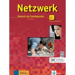 Netzwerk A1 - Kursbuch mit 2 Audio-CDs und DVD