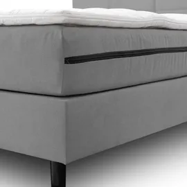 venasi möbel Boxspringbett 140 x 200 cm H3 Grau