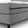 venasi möbel Boxspringbett 140 x 200 cm H3 Grau