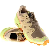 Salomon Speedcross 6 Damen Burro/Sunny Lime/Almond Cream 40