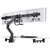 Startech 3M1A3SG Monitor Halterung 27" Schwarz/Silber