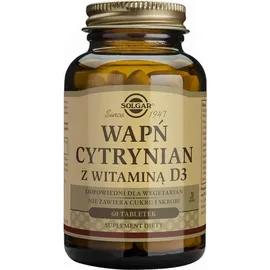 Solgar Calciumcitrat mit Vitamin D3 Tabletten 60 St.