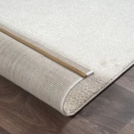 The CarPET Teppich THE CARPET "Elisa", beige (creme), B:80cm H:12mm L:150cm, Polypropylen, Teppiche, Teppich, moderner Wohnzimmer Teppich, geometrisches Design, hohe Flordichte