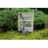 KHW Rankgitter 140 x 100 x 6 cm Weiß