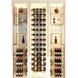 JV Möbel Weinschrank Weinkühlschrank, Weinkühler Weinmöbel Weinlagerschrank Weinständer