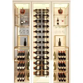 JV Möbel Weinschrank Weinkühlschrank, Weinkühler Weinmöbel Weinlagerschrank Weinständer