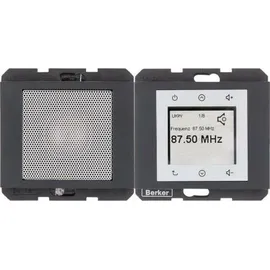Berker Radio Touch mit Lautsprecher DAB+ Bluetooth K.x anthrazit matt 30807006