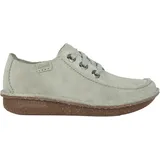 CLARKS Damen Funny Dream Oxford, Light Green Lea, 39.5 EU