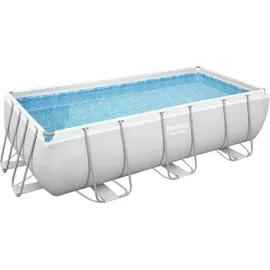 BESTWAY Power Steel Frame Pool Set 404 x 201 x 100 cm inkl. Filterpumpe