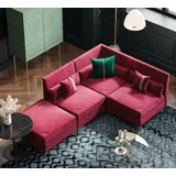 xl moebel gmbh Wohnlandschaft Ecksofa L-form Relax Samt Massivholz Sitz Design Couch Lounge neu