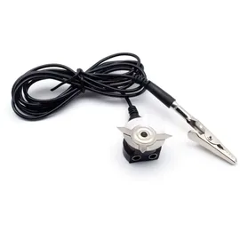 Quadrios ESD-Erdungskabel 1.80m Klemme, Druckknopf 10 mm, Buchse, Krokodilklemme