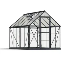 CANOPIA Hybrid Alu grün Polycarbonat 0,7 mm/Dach 4 mm 5,7 m2
