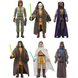 Star Wars Retro-Kollektion The Acolyte Multipack, Action-Figuren 6er-Pack, Skala 9,5 cm