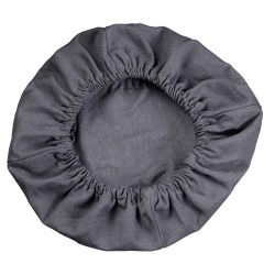 WESTMARK Brotkörbchen Bezug rund, medium, waschbar bei 30° C, Stilvoller Bezug für eine elegante Tischdekoration, Farbe: anthrazit