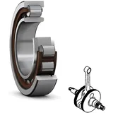 SKF Zylinderrollenlager NU204 ECP Innen-Ø 20 mm Außen-Ø 47 mm Breite14 mm