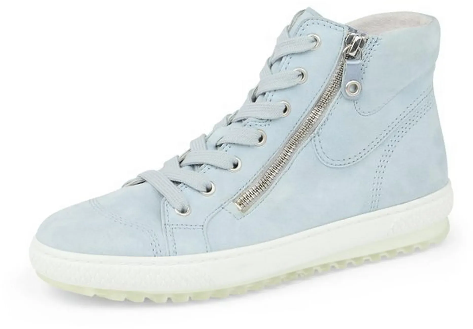 Les sneakers 100% cuir  Gabor bleu