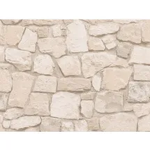 A.S. Création Papiertapete Steinoptik 53 cm x 10 m 0 g Beige/Braun 692429