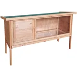 Hti-Living Kleintierstall Hasenstall Heidi 0 x 0 x 0 cm braun
