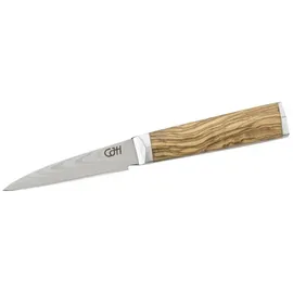 Herbertz 67-Lagen Damast Schälmesser 67 cm Olivenholz