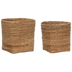 Hübsch Interior - Gentle Aufbewahrungskorb, natur (2er-Set)