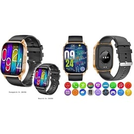 Fontastic Mento AMOLED Smartwatch mit 2.01“ Display gold