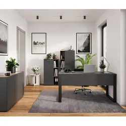 Tchibo - Aktenschrank »GW-Adrano« - 61x34x145cm - braun - Holz / Kunststoff