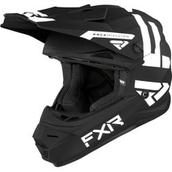 FXR Legion 2023 Jugend Motocross Helm, schwarz-weiss, Größe M