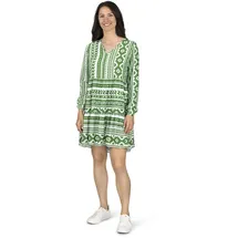 denimfy Kleid A-Linie Grün L/XL
