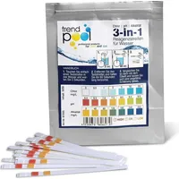 TREND POOL Pool Teststreifen 3-in-1 Chlor/pH/Alkalität 50 St
