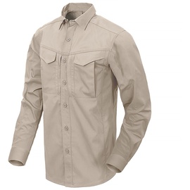 Helikon-Tex Defender Mk2 Shirt long sleeve Ripstop khaki, Größe L