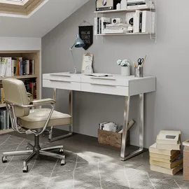 Vicco Schreibtisch Alexia 120 x 50 cm mit Schubladen,