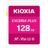 KIOXIA EXCERIA PLUS SDXC-Karte 128GB UHS-I, v30 Video Speed Class