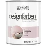 SCHÖNER WOHNEN-Farbe Wandfarbe Designfarbe  (Dezentes Kristallrosa, 1 l, Matt, Konservierungsmittelfrei)