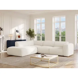 vente-unique Großes Ecksofa mit Recamiere mit Rückenlehne - POGNI von Maison Céphy