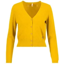 Blutsgeschwister Cardigan Save the World - stunningly yellow knit 2XL