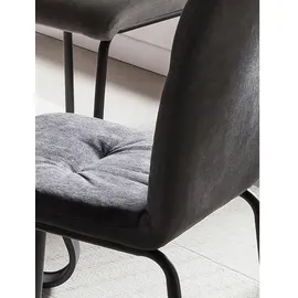 Möbilia INOSIGN Polsterstuhl »Marla« Set 2 Stk., schwarz