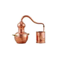 Destille, Destilliergerät, Destillationsapparatur - Alembic, Kupfer 1L