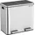 Songmics Mülltrennsystem 48 l Silber