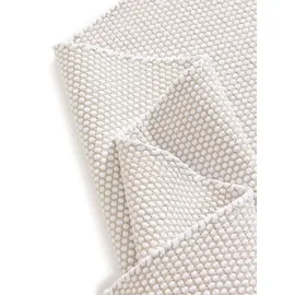 benuta basic Baumwollteppich Ron Weiß 60x120 cm Wohnzimmer