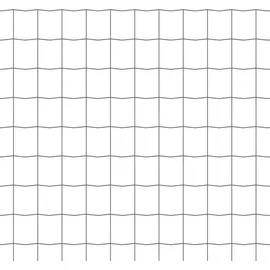 vidaXL Eurozaun 100 x 100 cm Grau/Stahl