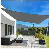 luxuskollektion Sonnensegel Rechteckig Wasserdicht UV Schutz PES 3x4m Anthrazit