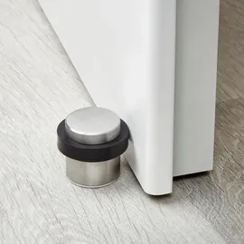 SOTech Türstopper STOPPER 36 mm H 32 mm Edelstahl SS201 gebürstet) Bodenmontage Selbstklebend Stockschraube
