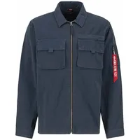 Alpha Industries Twill Überhemd Ultra Navy 2XL