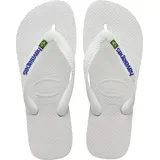 havaianas Brasil Logo weiß 33/34