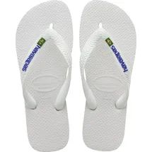 havaianas Brasil Logo weiß 33/34